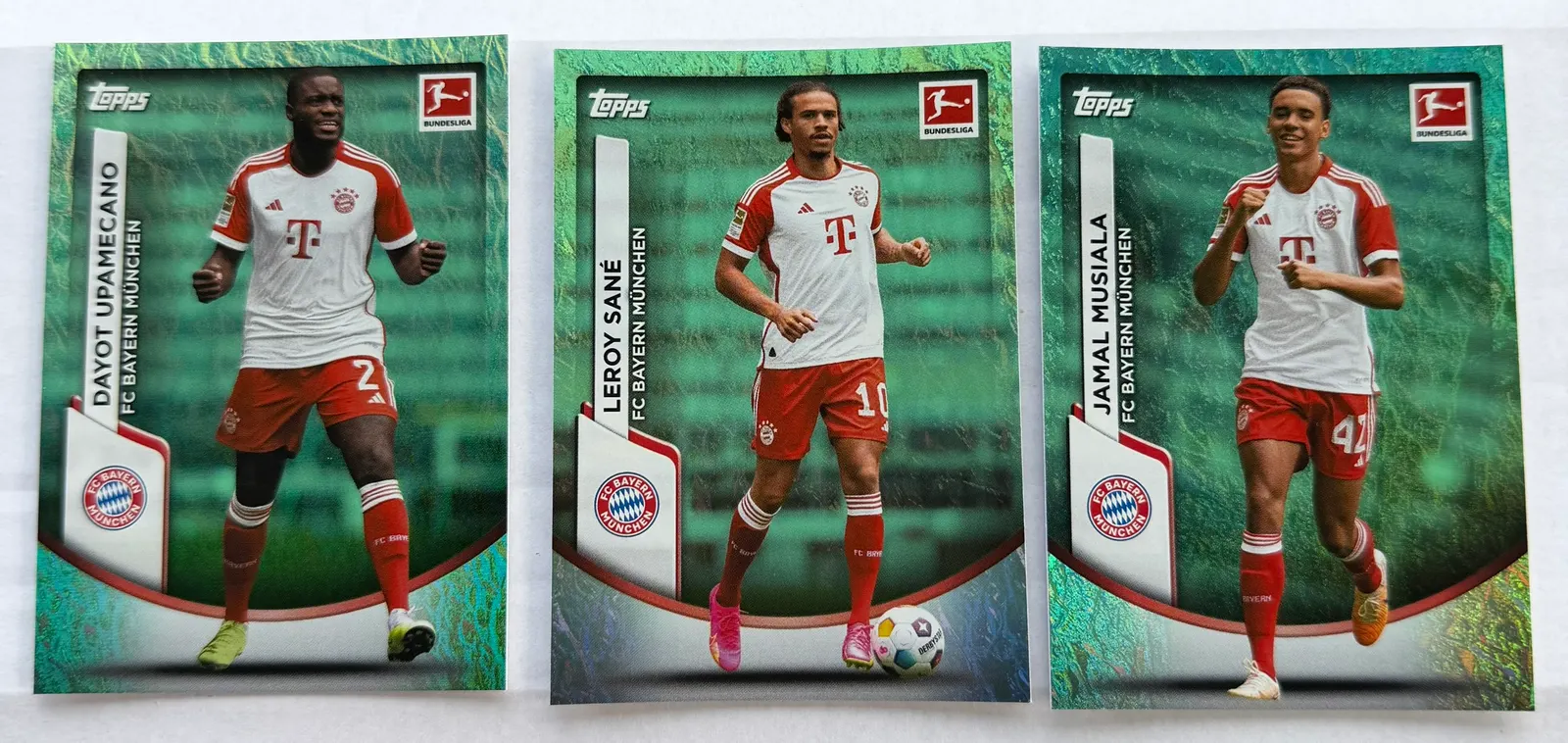 Bayern Monachium, Topps Bundesliga Jade Edition 2023/24 — pozostałe karty z zestawu