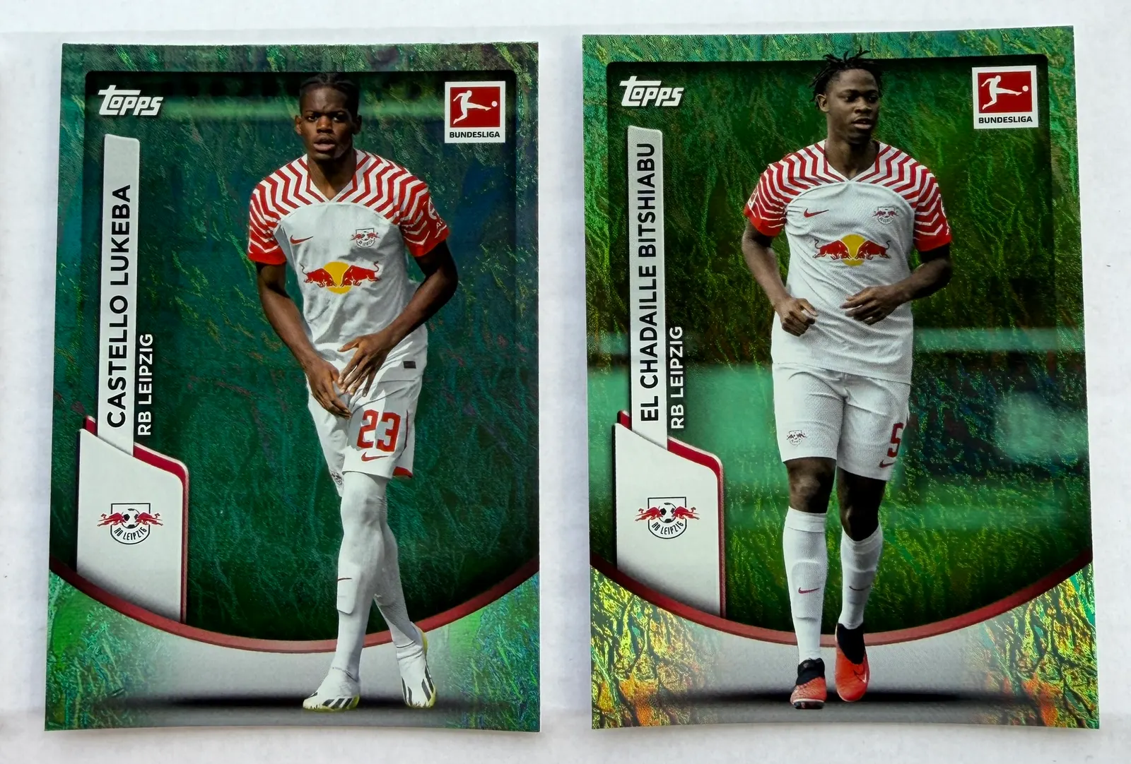 RB Leipzig, Topps Bundesliga Jade Edition 2023/24 — pozostałe karty z zestawu