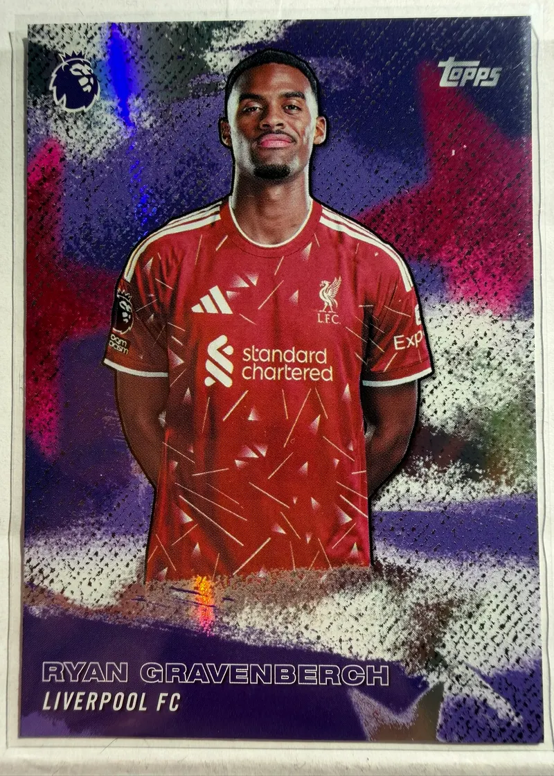Ryan Gravenberch, Topps Premier League 2026/27 Stars of the Premier League SPL 13 — awers w barwach Liverpoolu